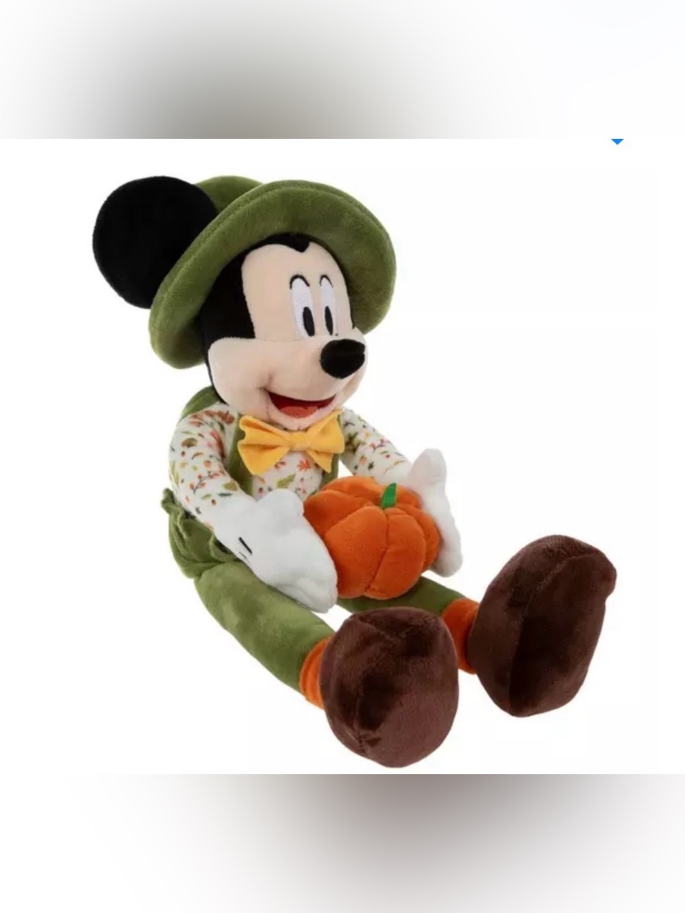 Fall Plush Mickey Mouse Shelf Sitter